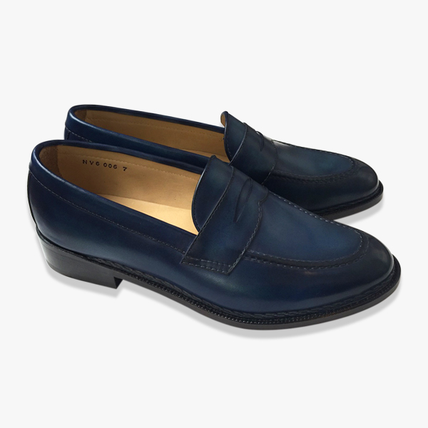FUGASHIN公式通販：ローファー 紺／紳士靴